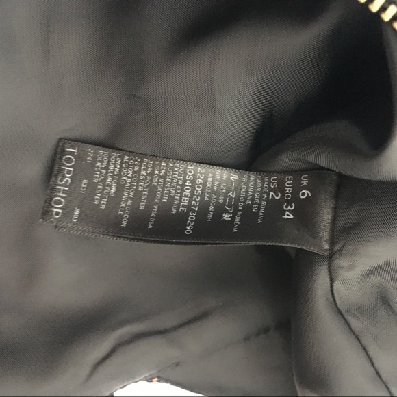 Topshop Embroidered Dress Sz 2 - Picture 4 of 5